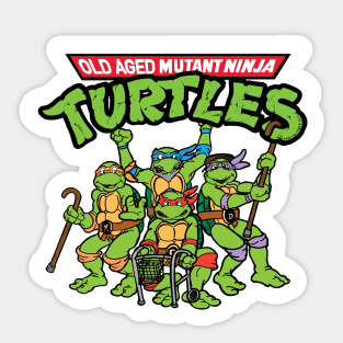 Old turtles Sticker